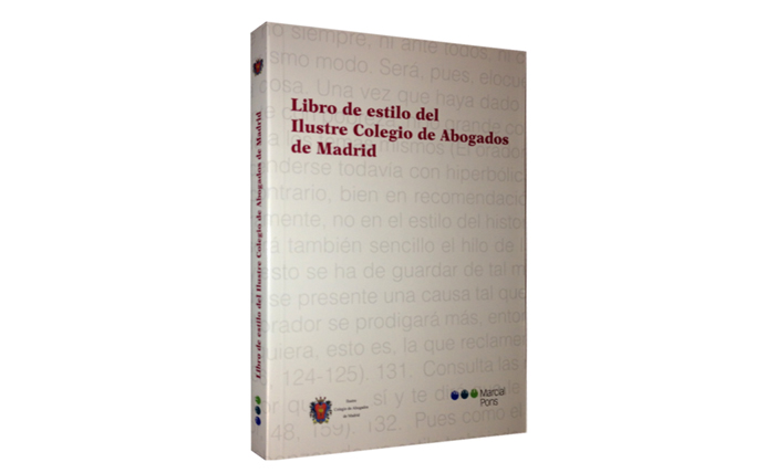 Libro de estilo del Colegio de Abogados de Madrid