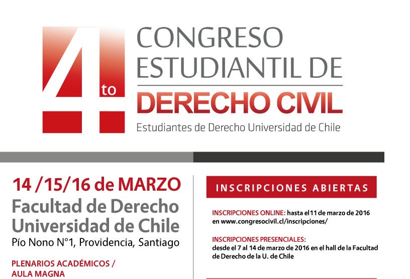 El derecho civil se toma la Universidad de Chile