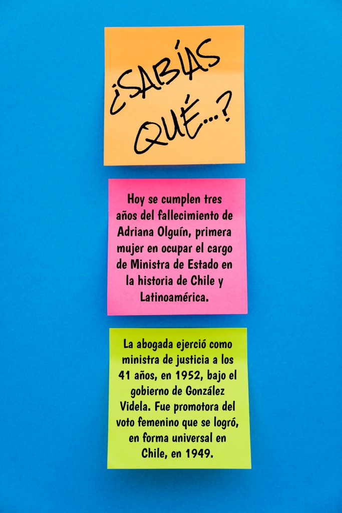 ¿Sabías qué…? La primera Ministra de Estado en Latinoamérica