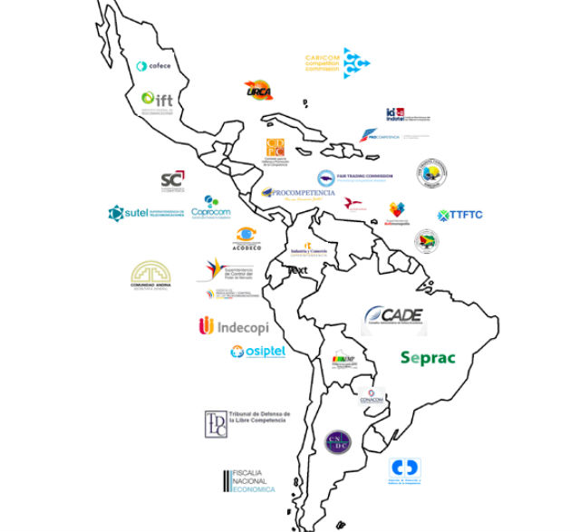 Autoridades y tribunales de la competencia en algunos países del mundo