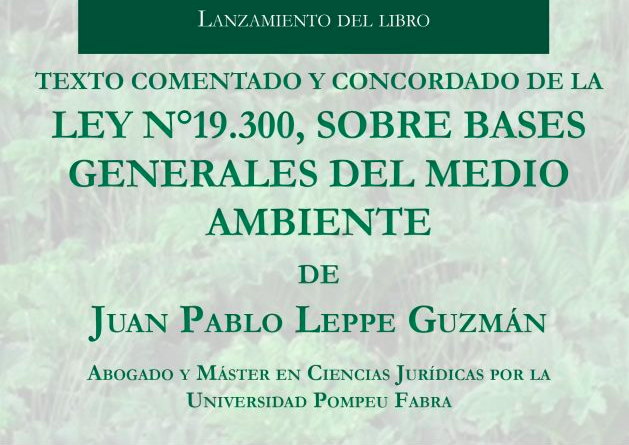 Lanzan libro sobre ley medioambiental