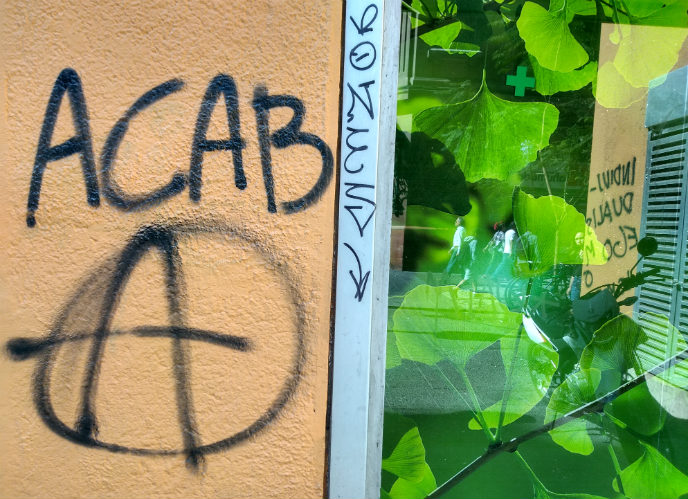 acab-huerfanos-san-antonio-idealex-press crisis en Chile