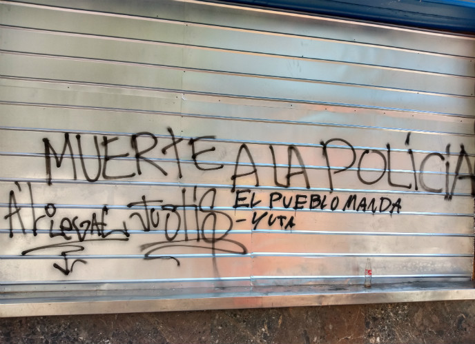 muerte-a-la-policia-idealex-press crisis en Chile