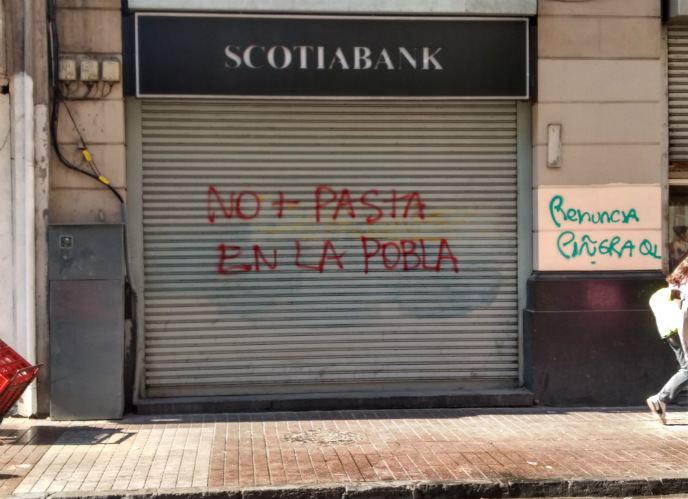 no-mas-pasta-en-la-pobla-idealex-press crisis en Chile