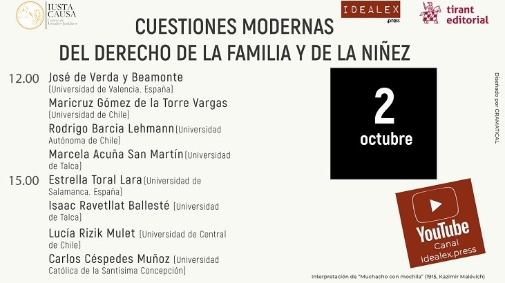 Seminario analizará los debates actuales en Derecho de Familia