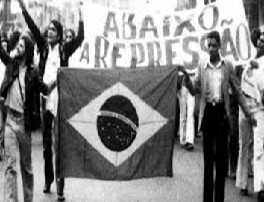 Inestabilidad política: Imagen de una protesta en Brasil