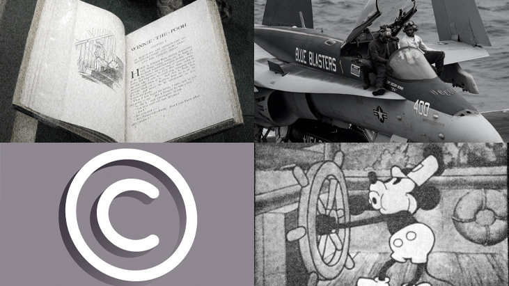 Propiedad intelectual: Top Gun, Winnie the Pooh y Mickey Mouse