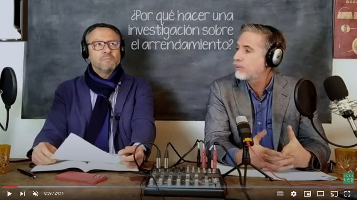 Los Proyectos s01e01: Álvaro Vidal y el arrendamiento de cosas en el derecho privado