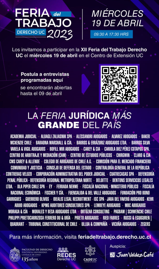  Feria del Trabajo Derecho UC