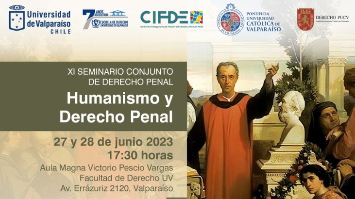 Anuncian el XI Seminario Conjunto de Derecho Penal de Valparaíso