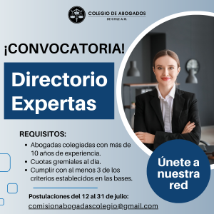 Flyer Directorio de Expertas 2023