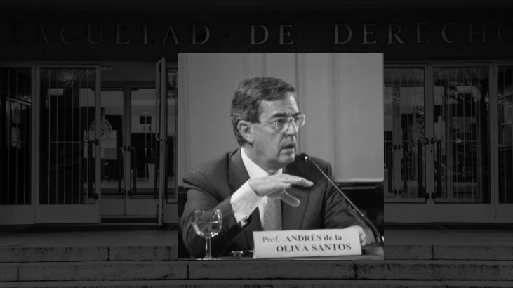 Fallece destacado procesalista Andrés de la Oliva